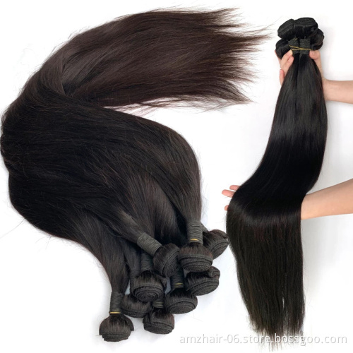 Raw Brazilian Virgin Cuticle Aligned Human Hair Extension Grade 8A 10A Remy Long Natural Human Hair Weave Bundles Vendors
